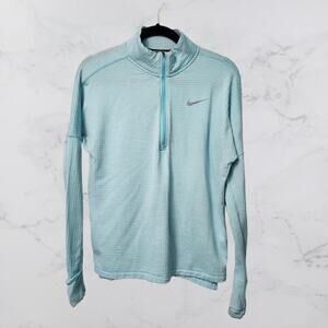 Nike Therma Sphere Element 1/2-zip running top polarized blue/heather Medium